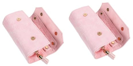 Zerodeko 2piezas Organizador De Joyas De Enrollable Estuche Para Collar Pendientes y Pulseras Almacenamiento Práctico y Para y