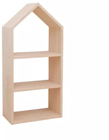 Modernes Bücherregal aus Holz mit 3 Etagen, Aufbewahrungsschrank für Kinderzimmer, Spielzimmer, Klassenzimmer und Kinderzimmer, klassisches Bücherregal-Design