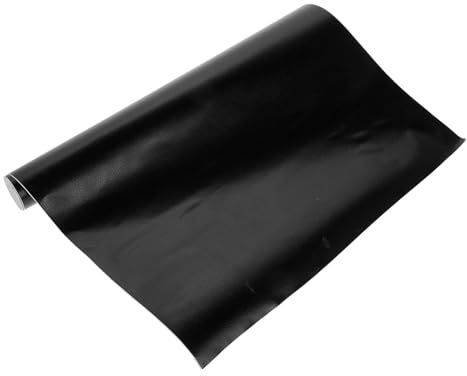 Warmhm Film Adhésif Texturé Noir 30x100cm pour Tableau De Bord Automobile, Covering Intérieur Voiture, Protection Console Centrale, Film De Personnalisation Et Changement De Couleur