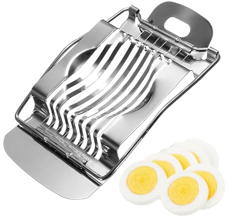 HAMKU Uovo Sodo, Fili Tagliauovo Tensione Individuale e Stabile per Uova, Kiwi, Fragole, Cibi Morbidi