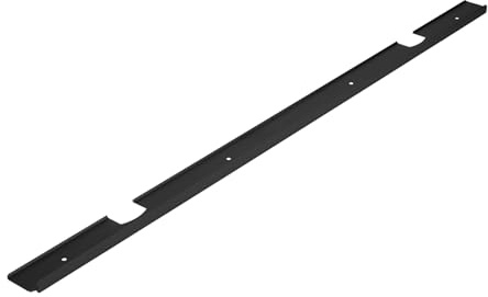 cyclingcolors 1x Jonction plan de travail 38mm profilé baguette de finition rayon 5mm 900mm, angle noir mat