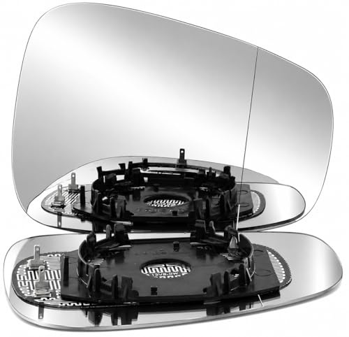 Fits Alfa Romeo 159 (2005–2011), Mito (2008–2022) & Giulietta (2010–2013) Wing Mirror Glass Heated Wide Angle Clip-On with Base Plate – RH Driver Side | UK Spec OEM Style Replacement