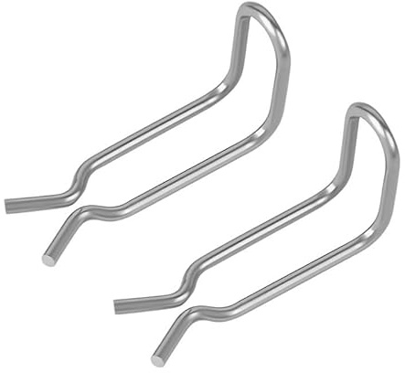 2 pinzas de resorte para limpiador de alta presión de acero inoxidable 304, compatibles con manguera limpiadora de alta presión Karcher K3 K4 K5 K6 K7