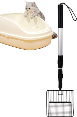 Chicken Poop Scooper, Chicken Poop Scooper Bajs skräp såll | Stretchable Rengöringsverktyg för hönshus Separerar dynga skräp från sand, kattströskopor för fjäderfähus