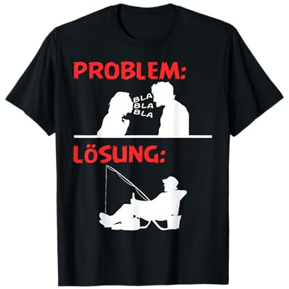 Lustiges Angeln Fischer T-Shirt Fischen Angler Köder Rute T-Shirt
