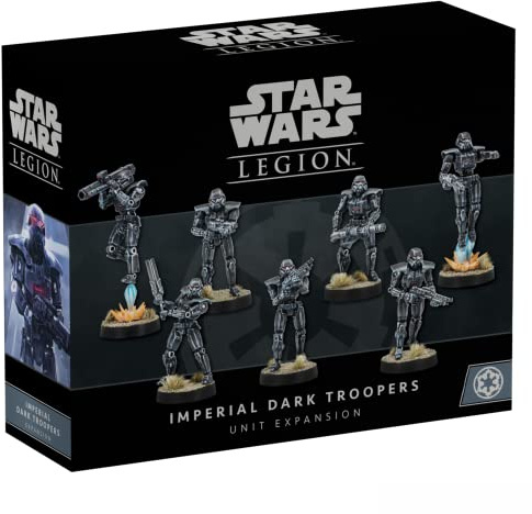 Atomic Mass Games Star Wars Legion Dark Troopers Erweiterung,Zwei Spieler Miniaturen Kampfspiel,Strategiespiel für Erwachsene und Jugendliche,durchschnittliche Spielzeit 3 Stunden,hergestellt