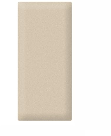 XLIHAWY Peel and Stick Headboards, 3D Anti-Collision Soundproof Wall Padding, Wall Mounted Upholstered Panel for Dorm Queen Size Bed Decorative, 4 Sizes(Brown,10x19.6in/5pcs)
