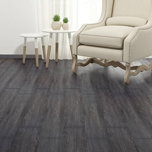 Matériaux de construction - Revêtement de sol et moquette en PVC autocollant - 2,51 m - 2 mm - Noir et blanc
