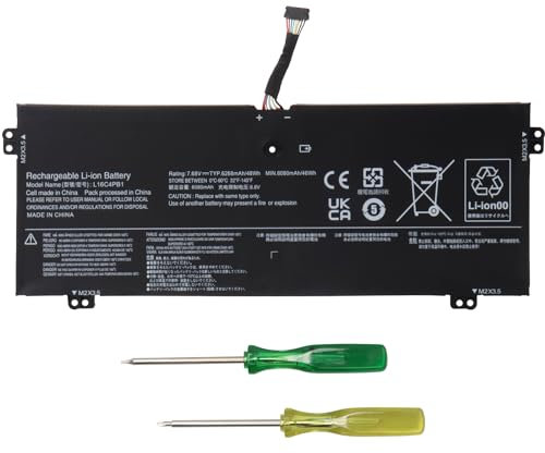 OPAHUTER L16L4PB1 L16M4PB1 Laptop Batteria per Lenovo Yoga 730-13IWL ideapad Yoga 720-13IKB 730-13IKB Series Notebook L16C4PB1 5B10M52739 5B10M52740 5B10Q38237 5B10Q38238 5B10M52738