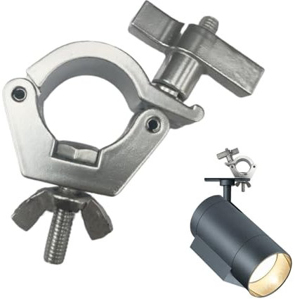 Dj Light Clamps - Heavy Duty Aluminum Alloy Swivel Truss Clamps,Lightweight Multifunctional Stable Stage Lighting Accessories for Stage, Bar, Pub, Theater, Discotheque