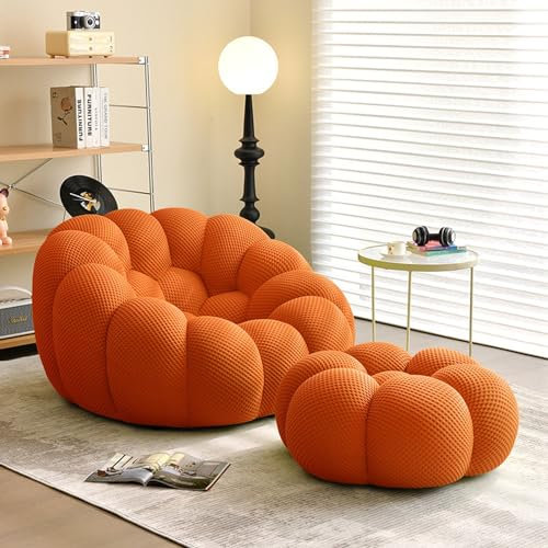 MOLVUS Bubble Sofa Couch: Die perfekte Kombination aus Robustheit und Zartheit für Ihr Zuhause (Gelb)
