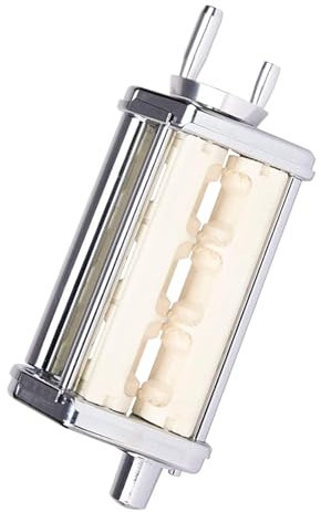 Macchina per pasta manuale - per macchine per tagliatelle, per ravioli in acciaio inox | per tagliapasta con manovella e morsetto, macchina in acciaio per spaghetti e