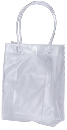 minkissy Transparentes PVC Eiswein Geschenkbeutel Tragetasche Für Hochzeiten Und Partys Mit Henkel Ideale Geschenkverpackung Für Besondere Anlässe