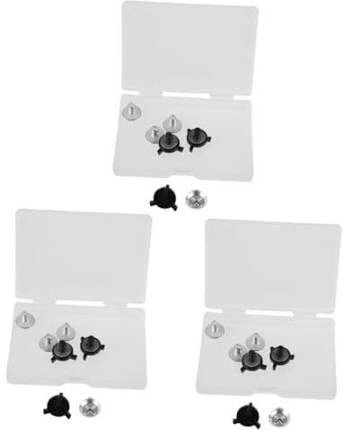 OUNONA 3 Sets Upgrade Helmet Look Bike Helmet Visor Screw Replacement Screws Secure Fit Easy Installation Motorcycle Supplies