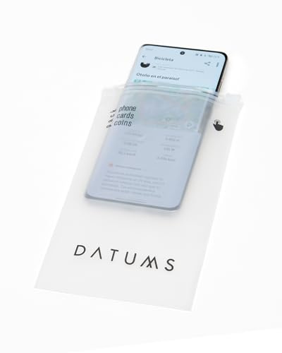 Datums | Funda Impermeable para Móvil, 7. Pack de 10 Unidades. Protección Total contra Agua, Sudor y Polvo en la práctica de Ciclismo u Otras Actividades en el Exterior.