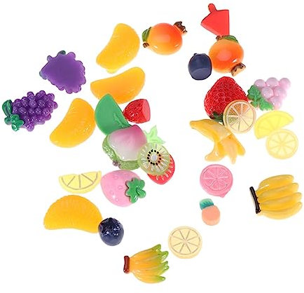 Anneome 30stücke Aufkleber Bunte Früchte Sticker Für Schmuck Handyhüllen Und Fotorahmen Langlebig Und Vielseitig Für Kreative Bastelprojekte