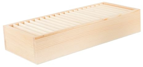 Gatuida Aufbewahrungsbox von Schutzfunktion Geschenkbänder Holz für und Leichtem Design zur Organisation Bändern Hause und Büro