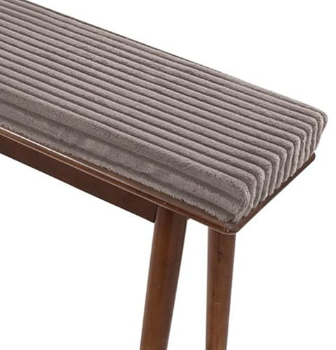 Cojines de asiento de sofá de 150 x 50 x 3 cm, suaves y peludos, antideslizantes, de piel sintética de oveja, sedosos, para interiores y exteriores, jardín, comedor, bistró, patio, oficina,