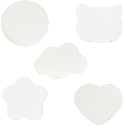 Generisch Spiegel Anhänger für Handy - 6er Set Klebespiegel für Handyhülle Dekoration | Süße Handy im und Aesthetic Style | Passend für, und alle Smartphones