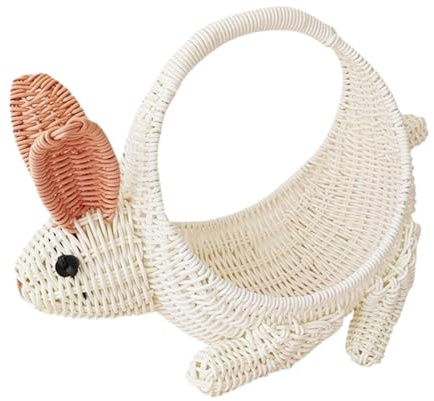 siduytin Cesta para servir huevos de Pascua, cestas para niños, encantadora cesta de Pascua, deslumbrante decoración para servir huevos para niños, Estilo B