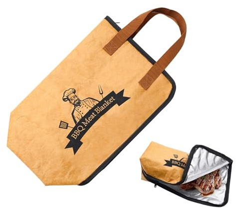 Couverture de barbecue pour laisser reposer la viande | Large ouverture isolée réutilisable et anti-fuite, film de barbecue pour conserver l'humidité | Pour les amateurs de barbecue, les femmes, les