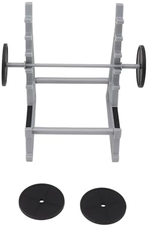 Odorkle Squat Rack Pennhållare, ABS-material Mini Skivstång Display Stand med 6 Platser för Hemmakontor Skolbruk