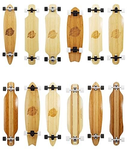Two Bare Feet Bamboo Series Longboard Skateboard Complete Premium Pro Model (Buddy 31in)