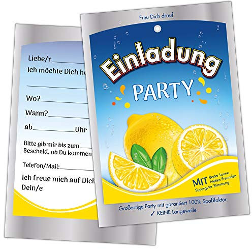 10 Lustige Einladungskarten Kindergeburtstag Einladungen Geburtstag Jungen Mädchen Kinder Capri Sonne Einladungen Karten Feier Party witzig cool