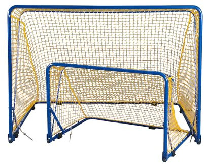 Sport-Thieme Mini-Fußballtor klappbar | inkl. Erdanker für Outdoor & Indoor | leichtgewichtig | transportabel | mit Gummipuffer | 90x70 cm