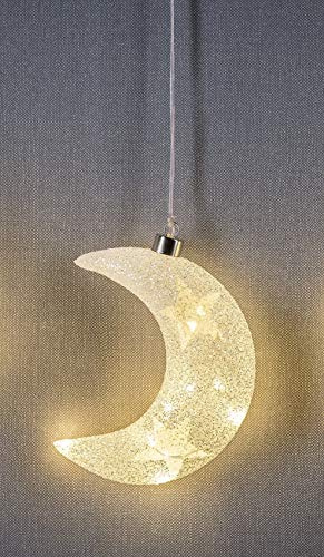 Glasmond-LED beleuchtet, Frost Dekor,