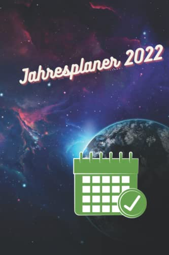 Jahreskalender 2022: Buch A5 Klein Tagesplaner Terminplaner Wochenplaner 2022 Tagebuch