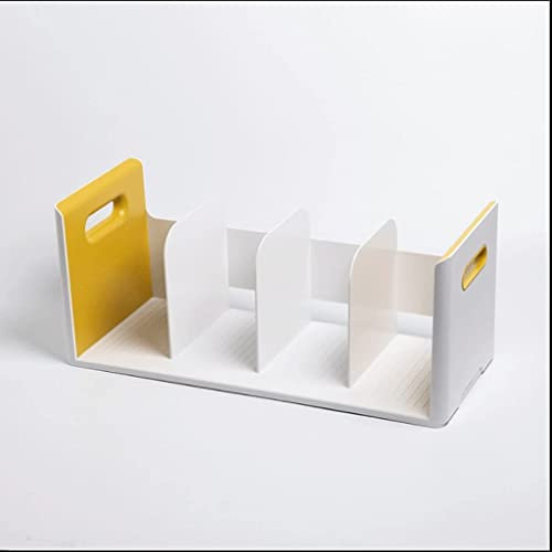 AQUETI Buchstopper Buchstütze Buchende Modern Bookend Plastic Bookends Haushaltsbuch Unterstützt Einfaches Buch Endmode Nette Klassische Persönlichkeit Buchstützen Bücherhalter (Blue : F)