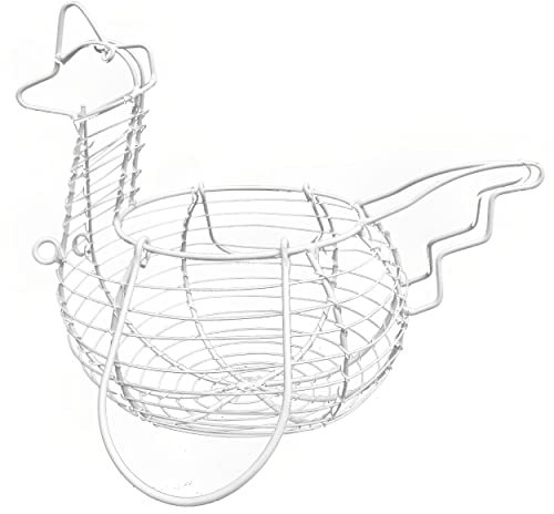 Hogar y Mas HUEVERA METÁLICA DISEÑO GALLINA
