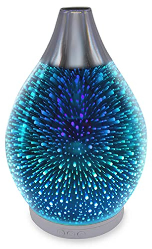 Candle-Brothers elektrischer Aroma Diffuser mit LED Funktion für Dein Zuhause - Diffuser Heby - Der Lufterfrischer mit Farbspiel für das Büro, Schlafzimmer, Wohnzimmer