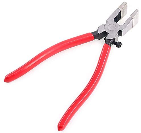 Fvoagaou Brechen Schneiden Glas Zangen Glas Malerei Werkzeuge Flach End Glas Flach Glas Trimmen Hand Werkzeug Rot
