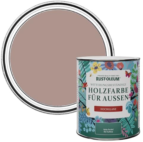 Rust-Oleum Holzfarbe Für Aussen, Wetterschutz, hochglanz, 750 ml, Zierkirsche
