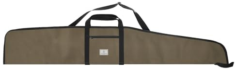 DEEMEED Housse Fusil rembourrée 135 cm – Étui Carabine Chasse imperméable avec Mousse épaisse – Kaki