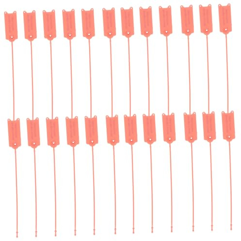 Homoyoyo 100piezas Bridas Anti-falsificación Etiqueta Zip Bridas para Cables Autoblocantes para Control de Inventario y Seguridad de Productos