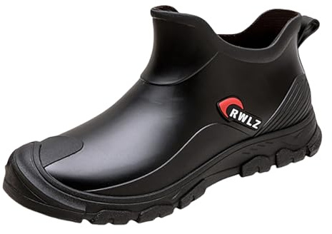 Stivali Pioggia Uomo Leggere Eleganti Scarpe Impermeabili Corti Invernali Comode Stivali Antipioggia Antiscivolo Stivaletti Da Giardino Moda Trekking Stivaletto Gomma In Pvc Scarponcini Galosce