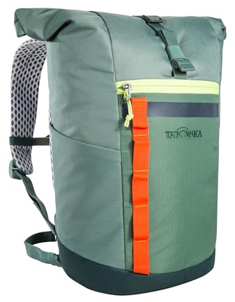 Tatonka Kinderrucksack Rolltop Pack JR 14L - Rucksack für Mädchen und Jungen im Grundschulalter - Inklusive Sitzkissen und Reflektoren für gute Sichtbarkeit