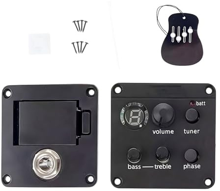 Akustikgitarren Tonabnehmer Mit Tuner ISYS+ Preamp Systems Einstellbare Sound Volksfreunde Einfach Zu Verwenden Akustische Gitarren Pickup Mit Tuner
