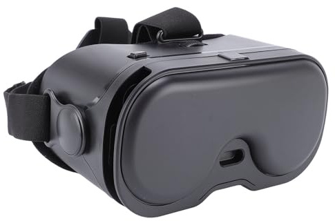Tosuny VR Headset for Phone with Bluetooth Controller, 3D VR Glasses with HD 120° FOV Anti-Blue Light Lenses & Adjustable Gears, Universal 3D VR Headset for 5-7 Smartphone (Black)