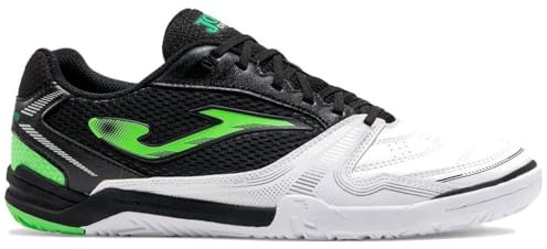Joma Dribling 2642 Chaussures de football en salle pour homme Blanc/noir, blanc, 43 EU