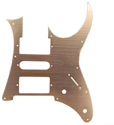 7V E-Gitarre Pickguard Ersatz Scratch Plate für Humbucker und Single Coil Pickup mit 10 Befestigungslöchern Kompatibel mit RG250 Style (G)