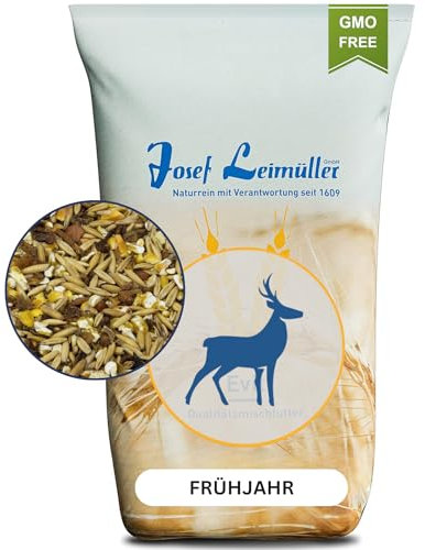 Leimüller Wildfutter 2 Frühjahr 20 kg - Frühjahrsfutter mit Apfeltrester - Futter für Rehe, Rotwild, Hirsche & Rehkitze