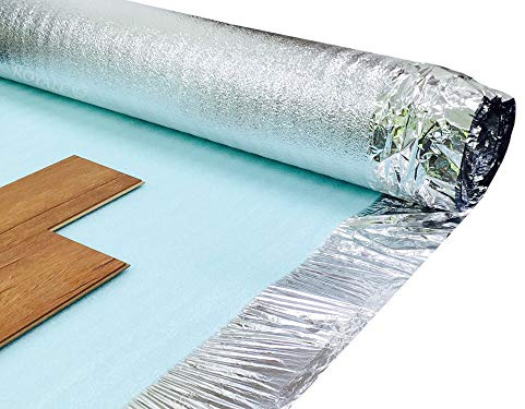 3mm Acoustic Silver Underlay for Wood or Laminate Flooring - 15m2 Roll