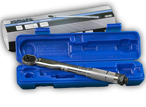 JOMAFA - LLAVE DINAMOMETRICA 1/4 TORQUE: 2-24 Nm CON CERTIFICADO DE CALIBRACION, acero cromo-vanadio