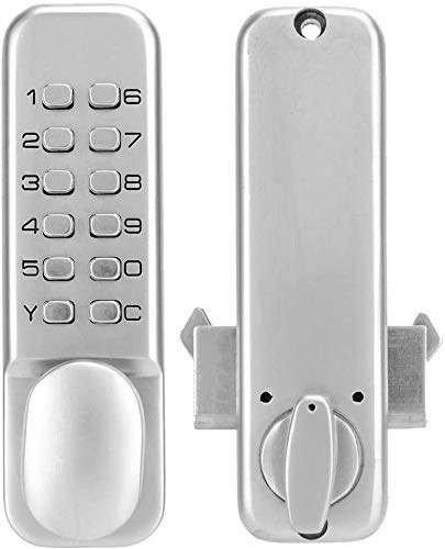 1-11 Digits Mechanical Combination Lock for Sliding Doors, Keyless Access Security Solution for Kitchen and Office Use