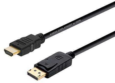 CABLE AISENS DISPLAYPORT MACHO A HDMI MACHO 2M NEGRO A125-0364