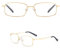 DLLY Lunettes De Lecture,Loupe Anti-Bleu Unisexes,pour Travailler,Lire Ou Regarder La Télévision sur Ordinateurs/Téléphones,Lunettes Légères Et Confortables,Aides Visuelles,+3.50